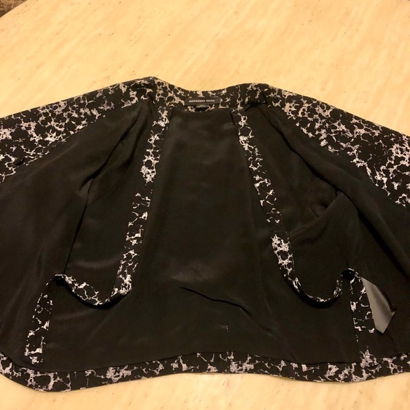 Auth Alexander Wang Printed Button-Up Silk Blazer US 4 - Picture 8 of 9
